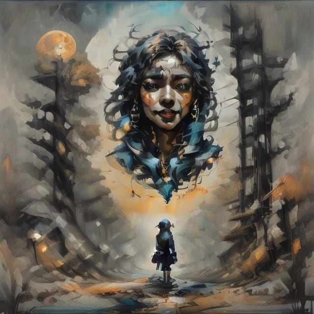 Manga Splash Art of Couple Exchanging Heart