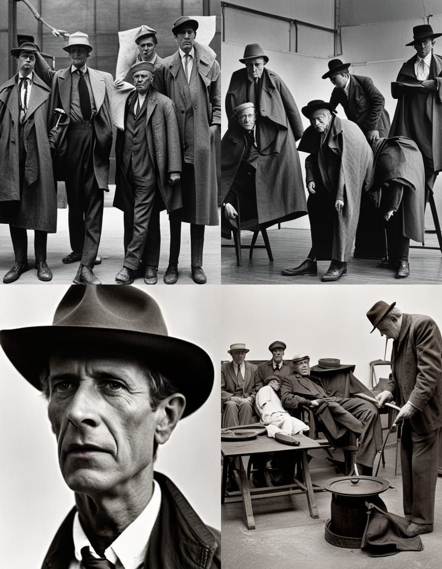 Evocative Artwork in Fluxus Style