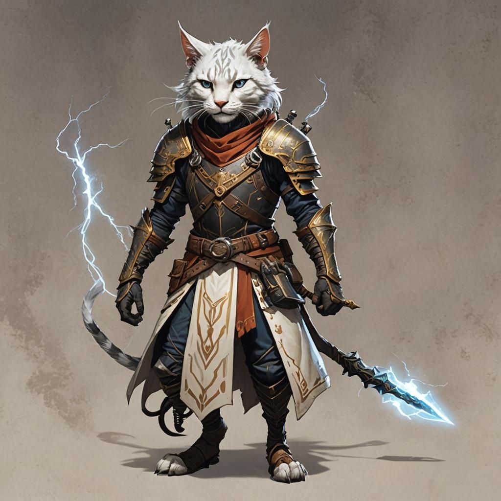 Tabaxi Sorcerer with Electrical Power