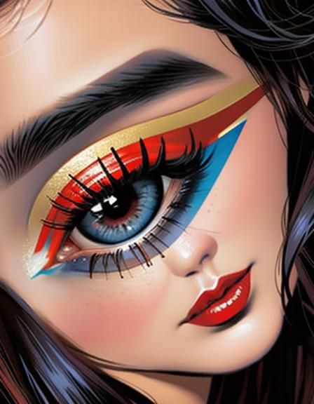 Cyclops Woman in an Impressionistic Style