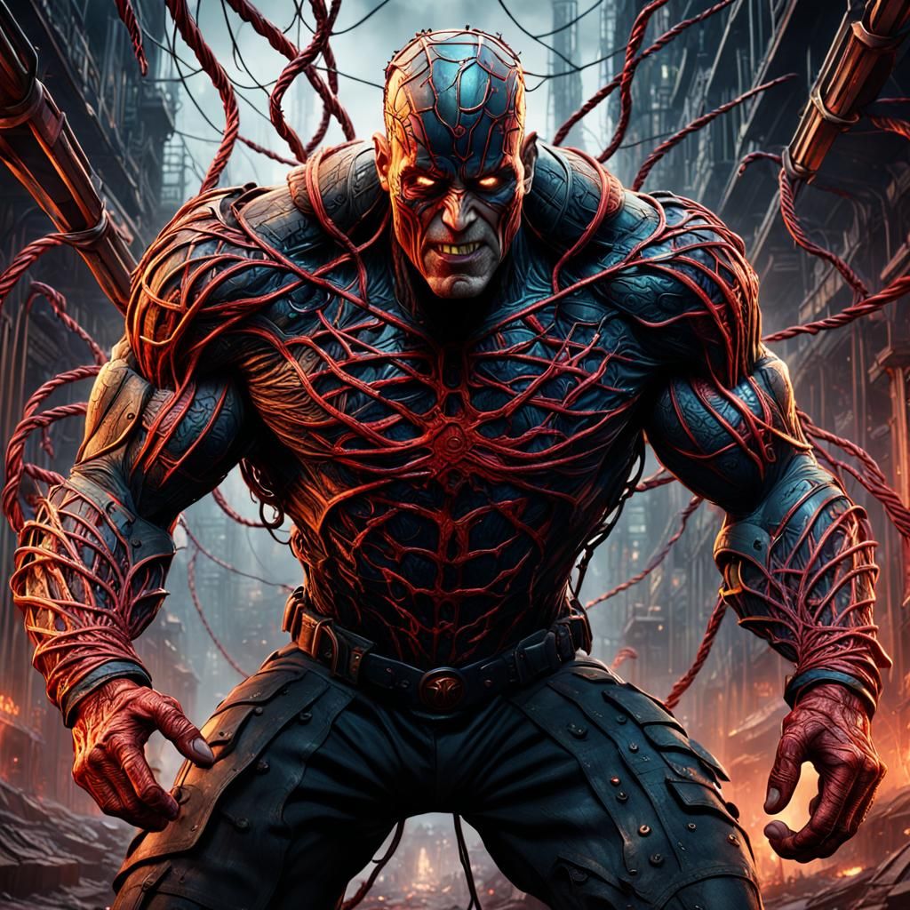 Prisoner Kane: Supervillain in Detailed Matte Painting