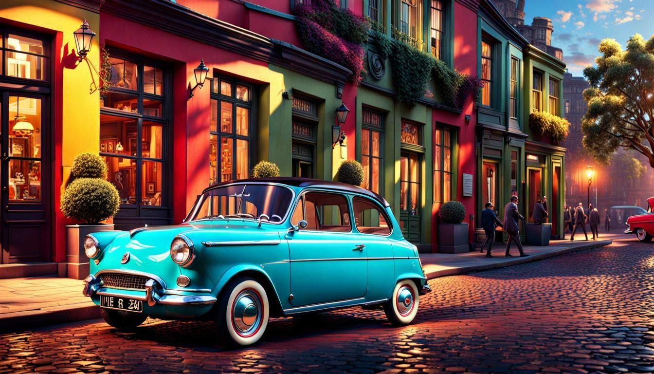 Mr. Bean in Vibrant Colors, Ultra Detailed