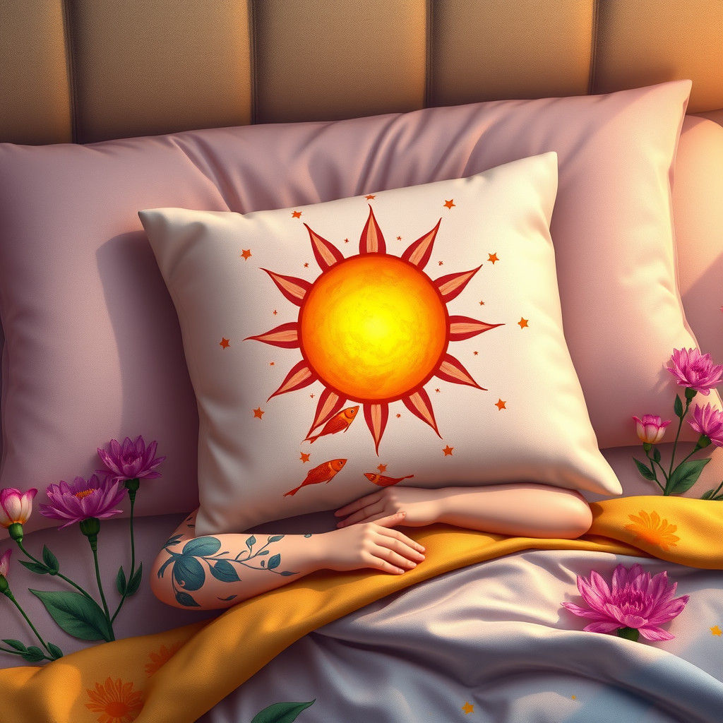 Whimsical Toddler Bed Scene with Magical Elements