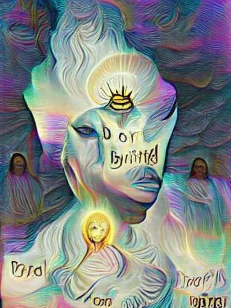 Ethereal Digital Rendering of a Divine Being