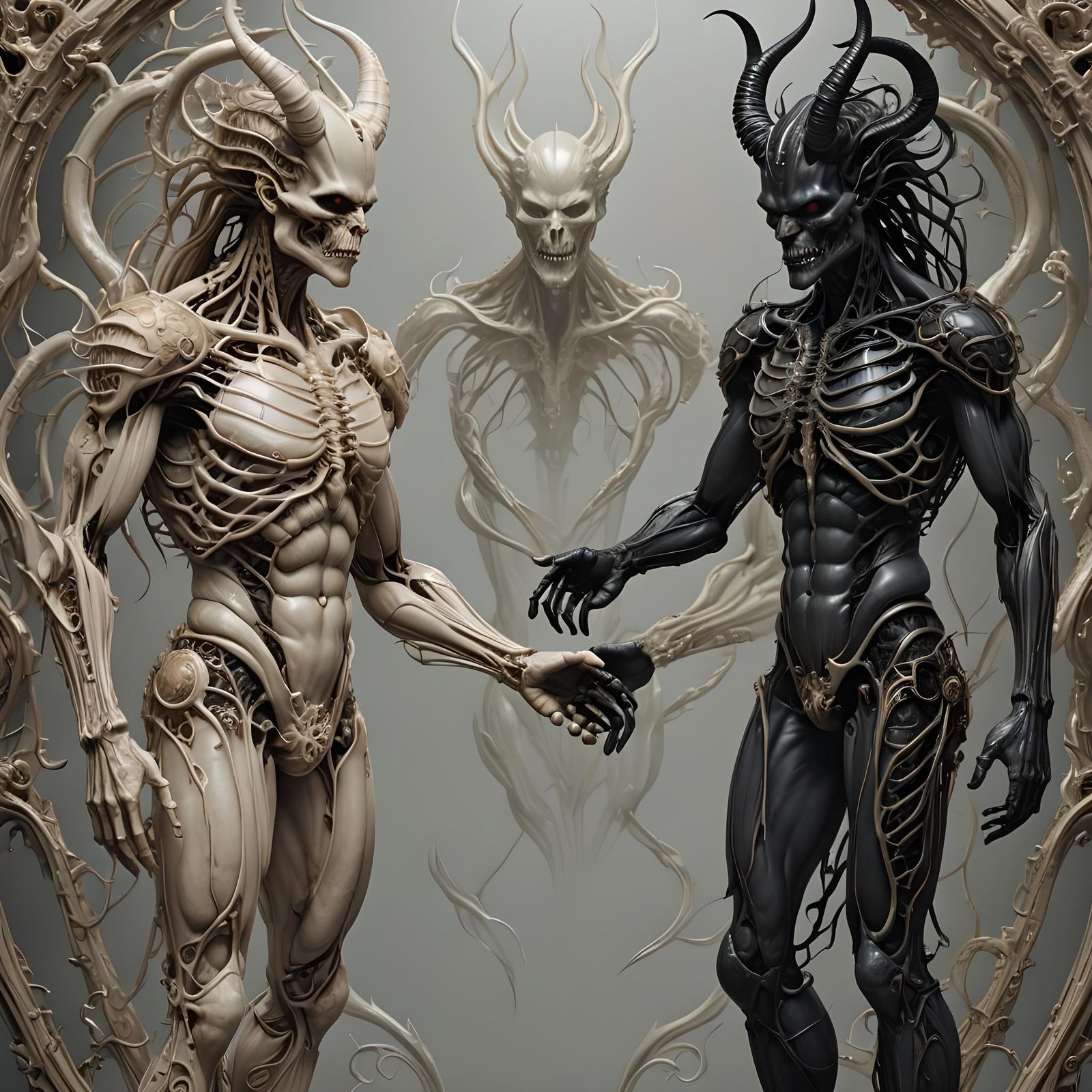 Demons of Love and Hate: A Digital Art Horror