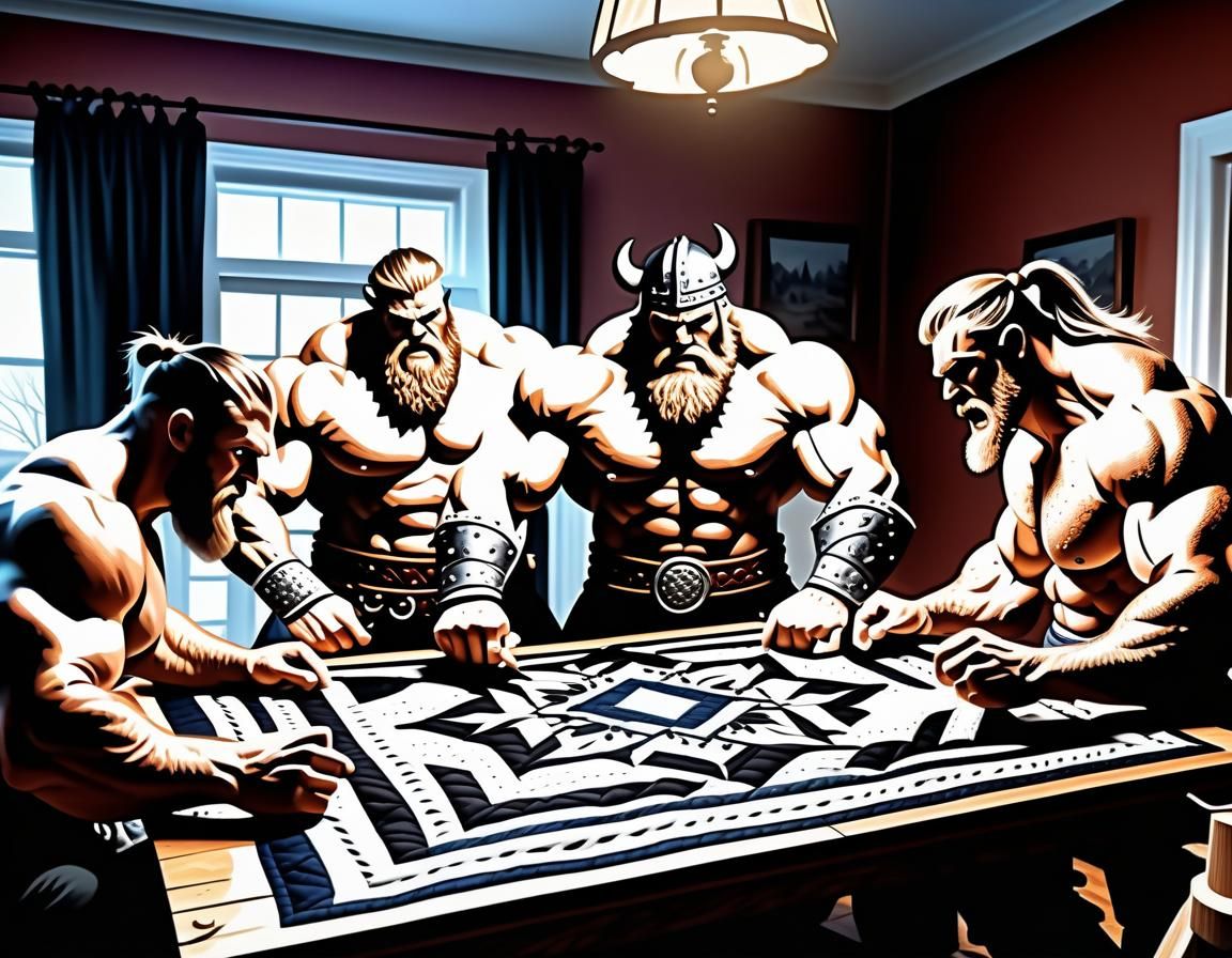 Viking Quilting Bee in Victorian Style