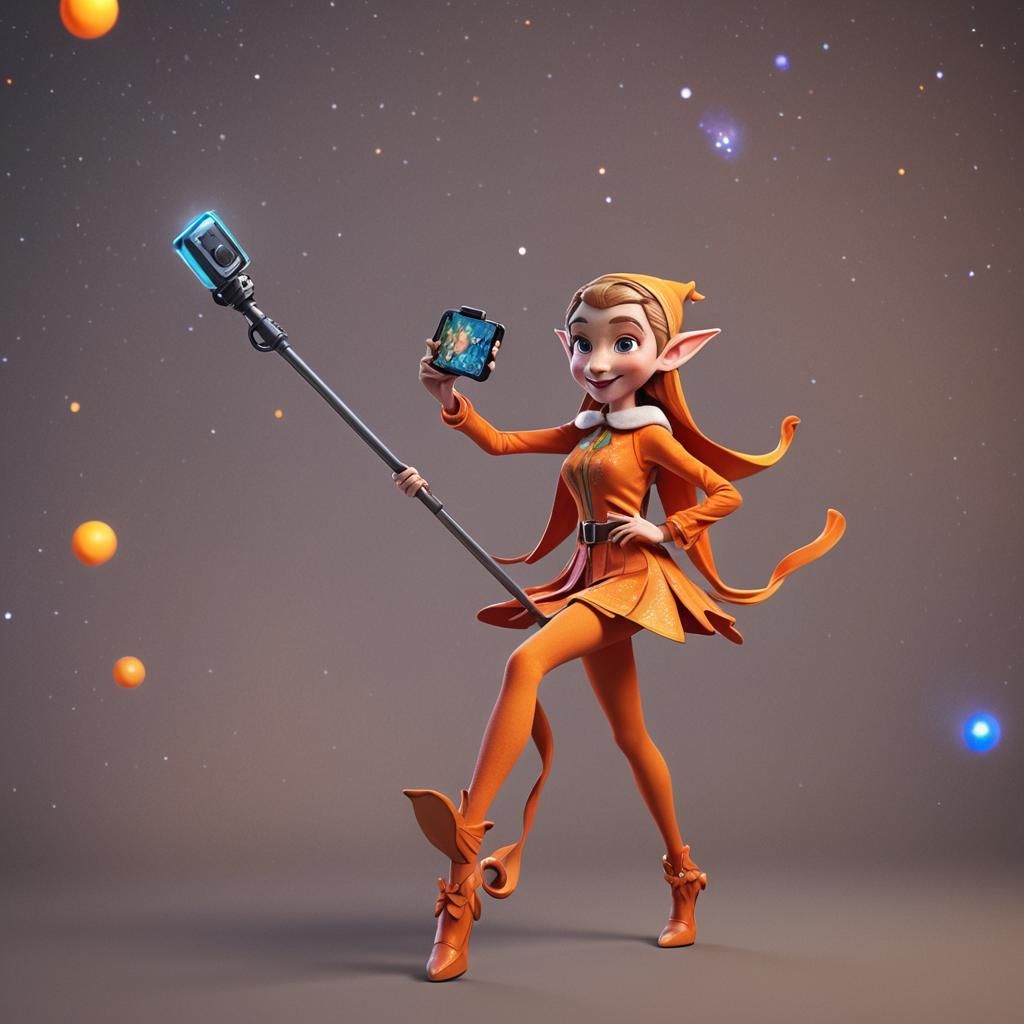 Elf + Selfie = Elfie !
