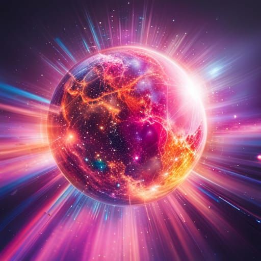 Spectacular Vivid Supernova as Professional Photography