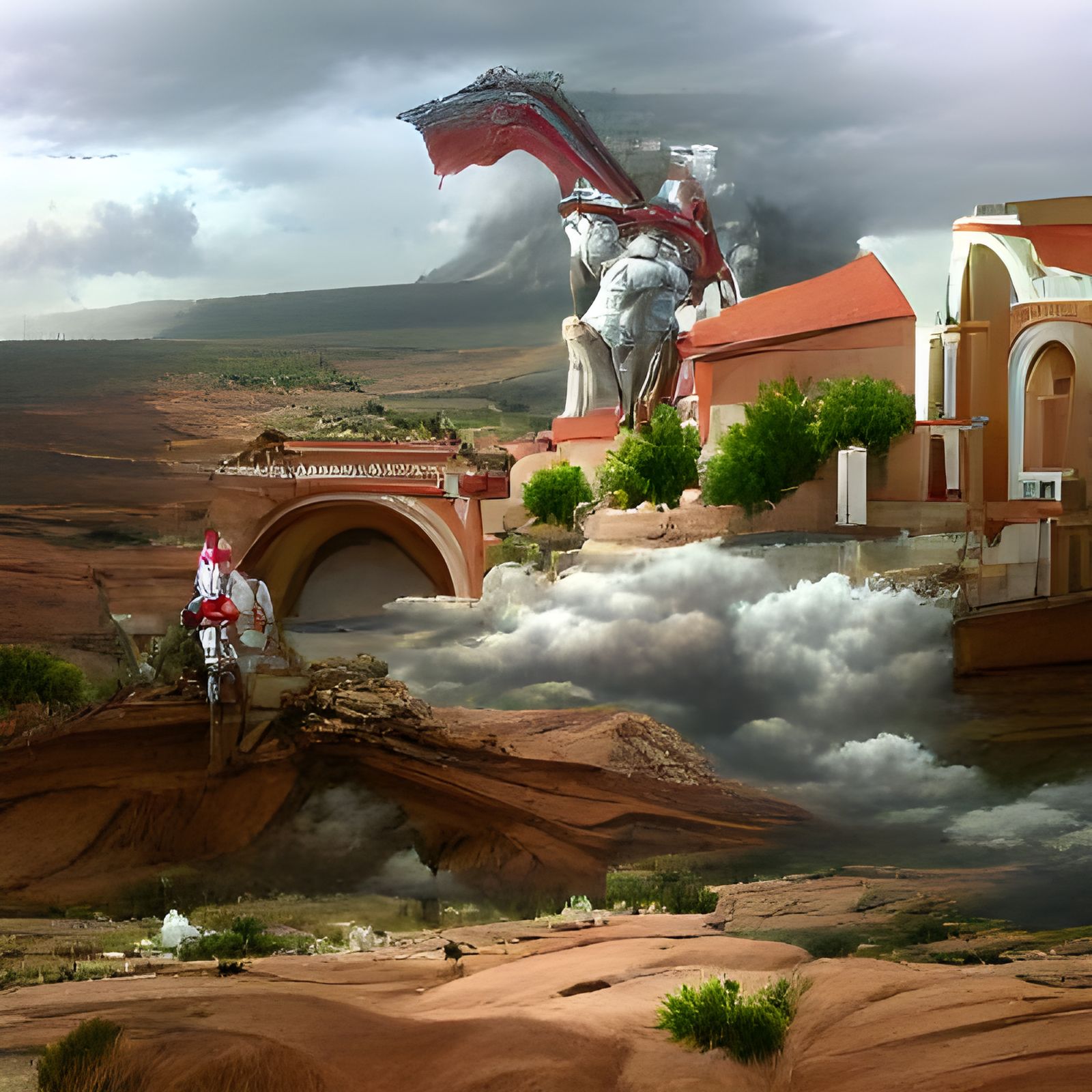 Saint George in Detailed Matte Painting