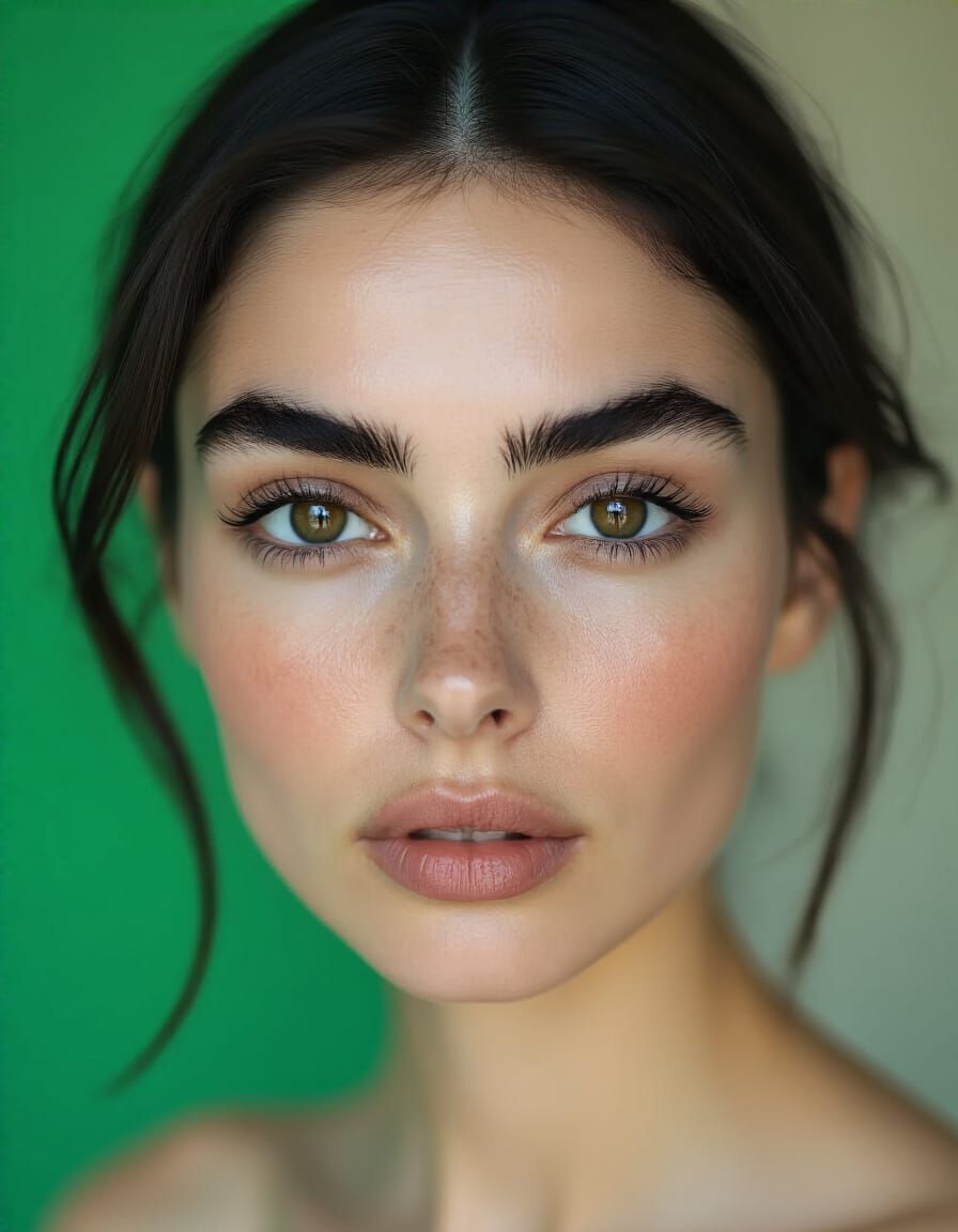 Azerbaijani Woman Portrait with Realistic Details