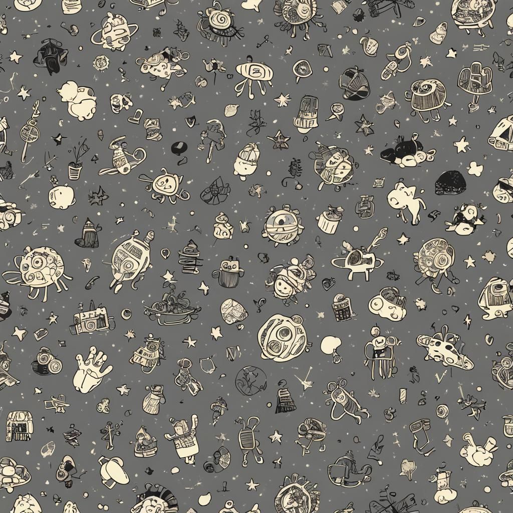 Abstract Imagination Manifested as Digital Art