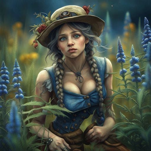 Portrait Captures Sad Eyes and a Hidden Story