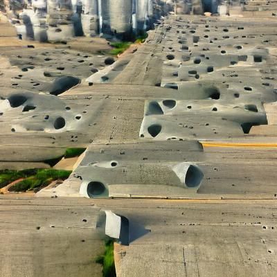 Minimalist Concrete Landscape