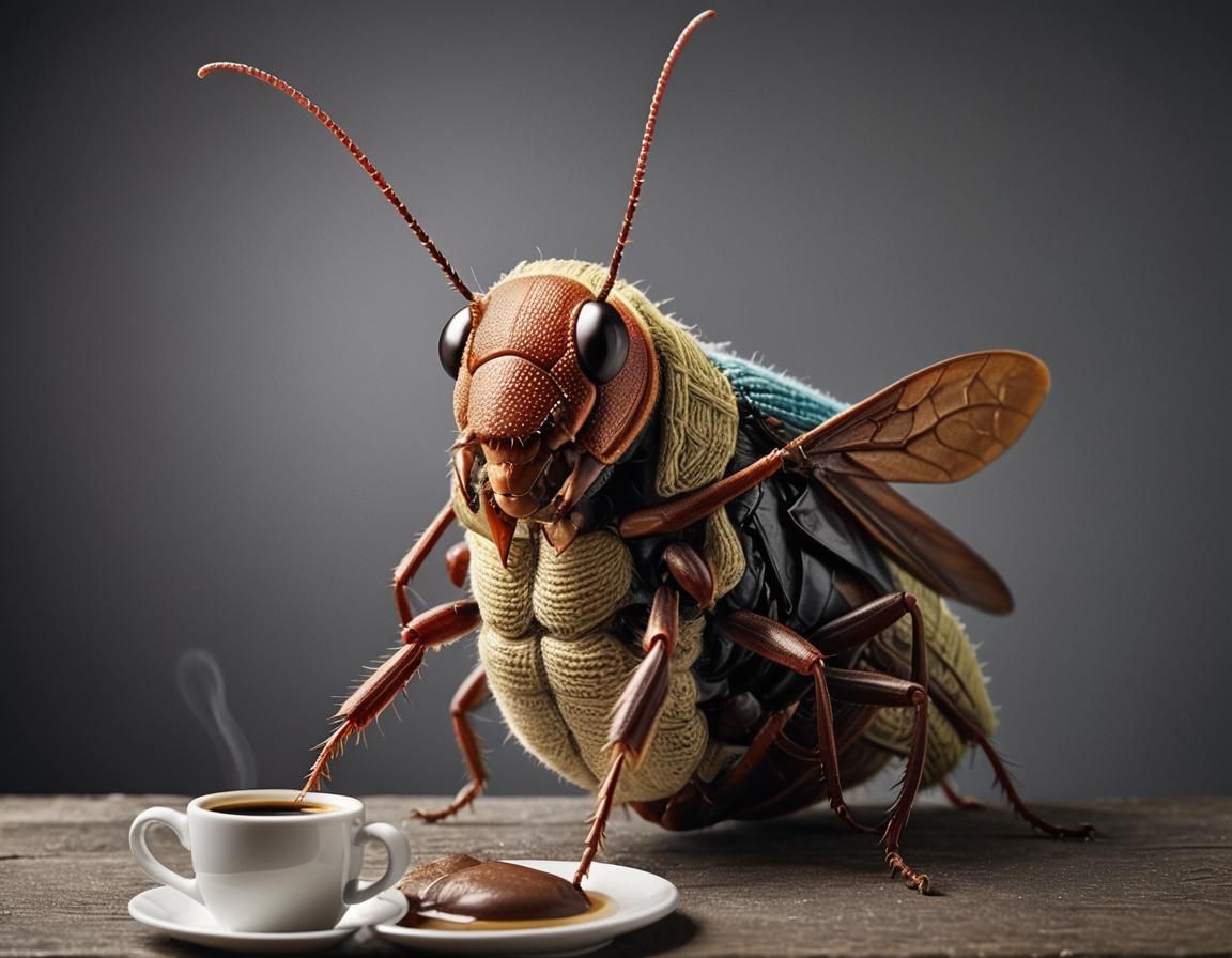 a bug is bugging my coffee