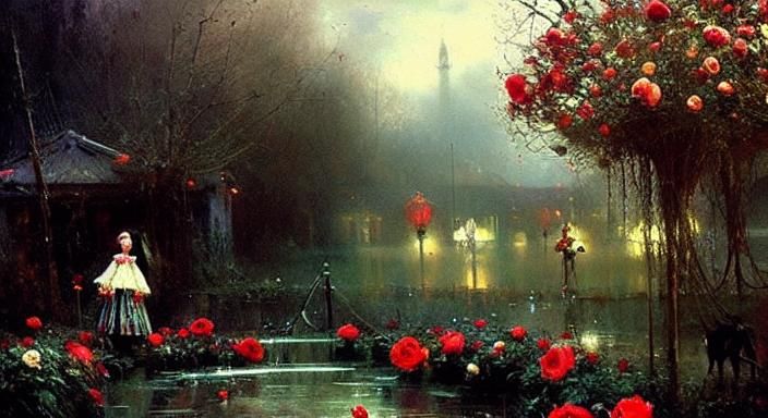 Eerie Dark Fantasy Masterpiece of a Woman