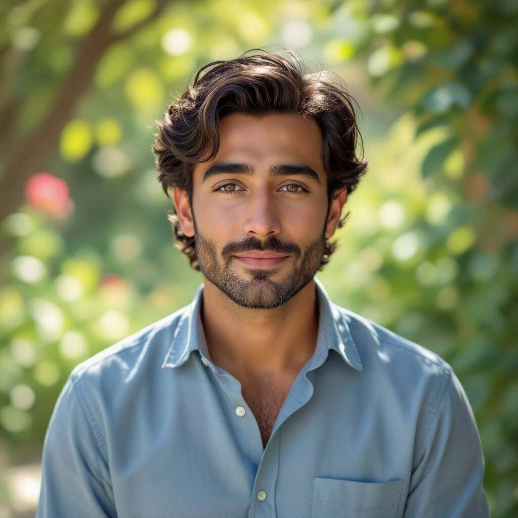 Portrait of Abdullah in Renaissance Oil Painting Style