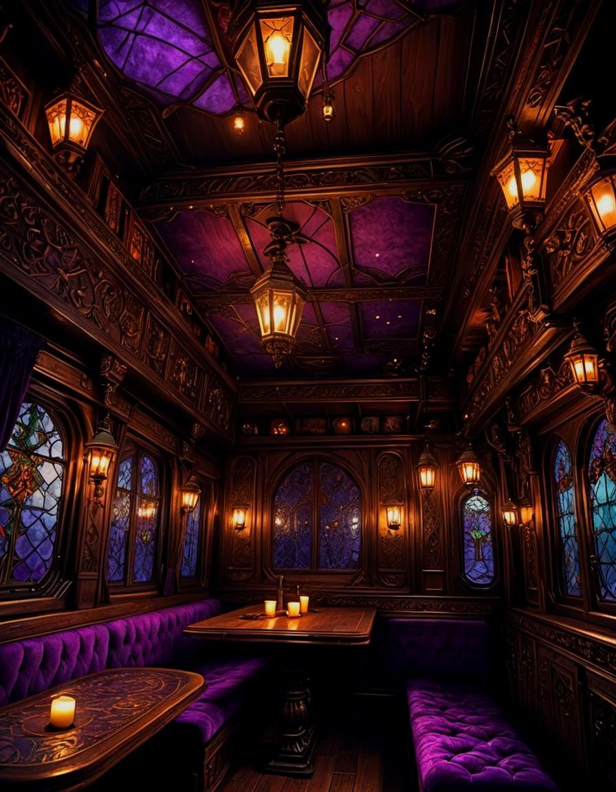 Gothic Sprinter Van Tiny Home Interior