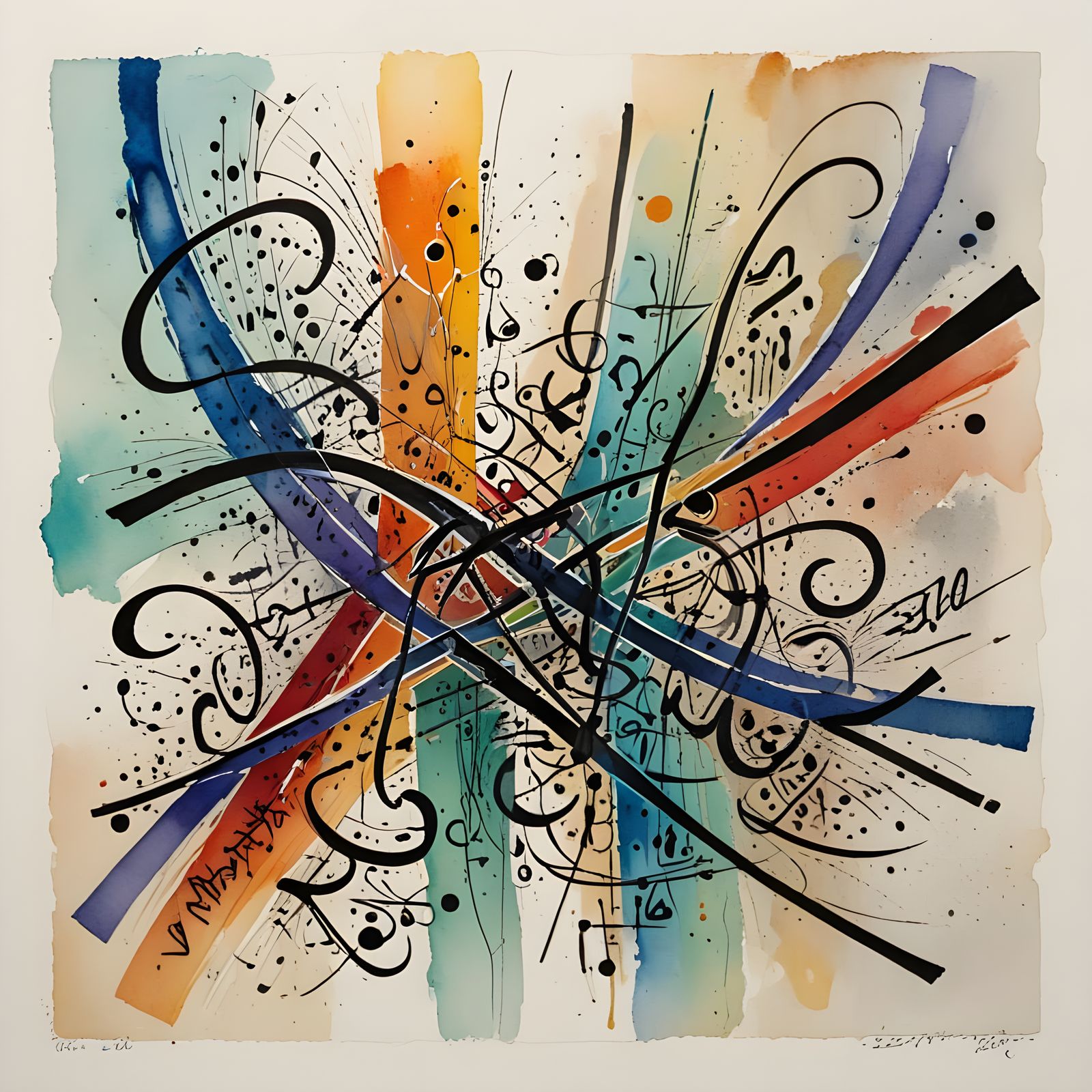 Innerrealism Asemic Map in Orozco Style