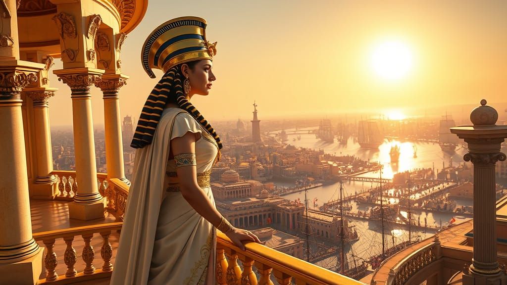 Ancient Egyptian Queen Reigns Over Thriving Alexandria in Go...