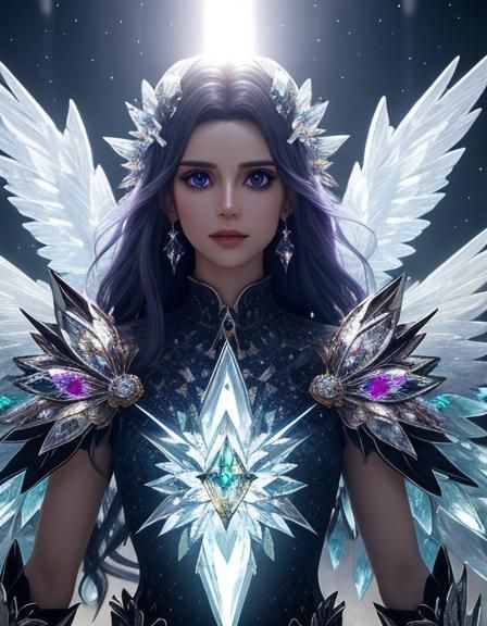 Crystalline Seraph: Guardian of Crystal Gardens