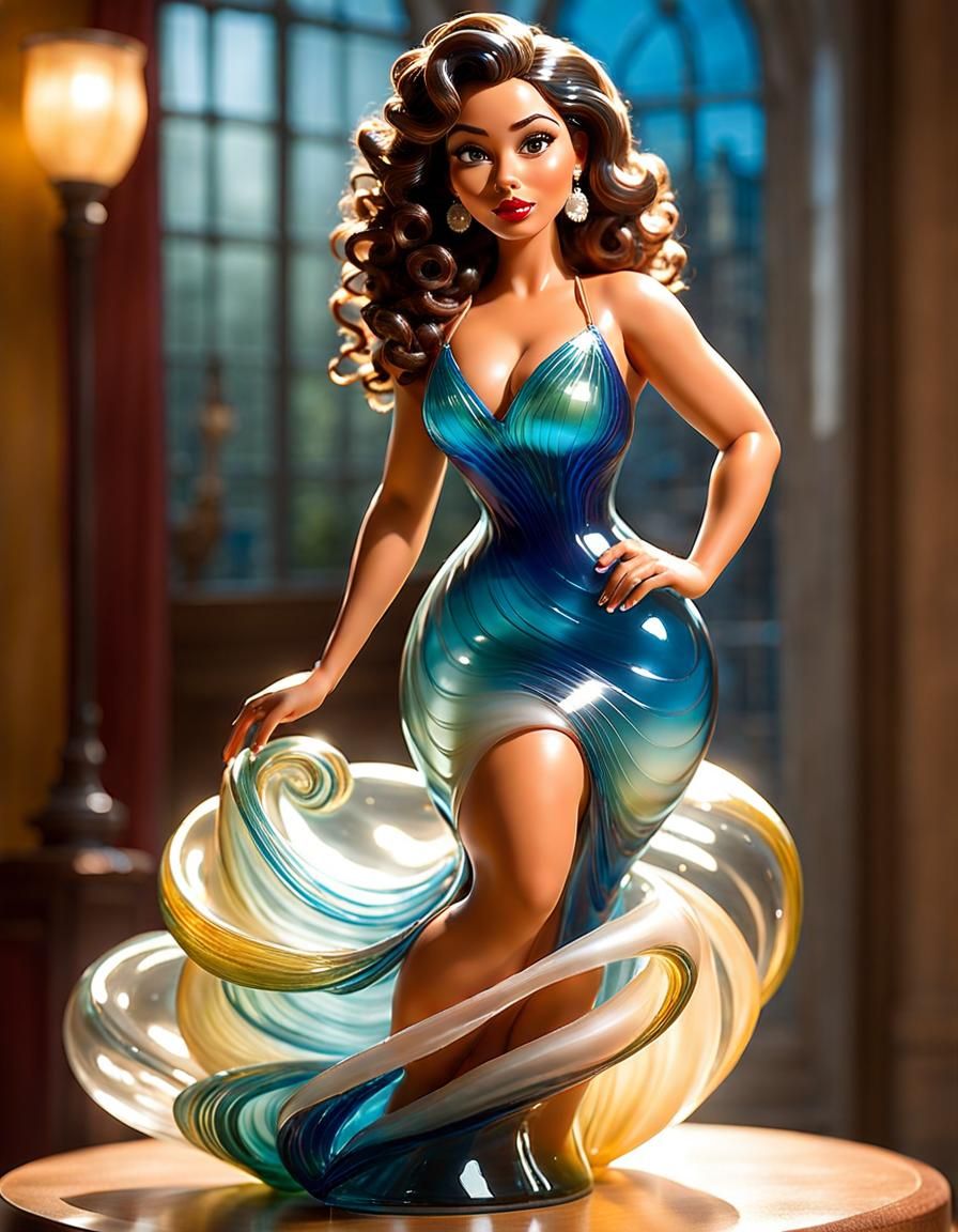 Blown Glass Mamacita v2