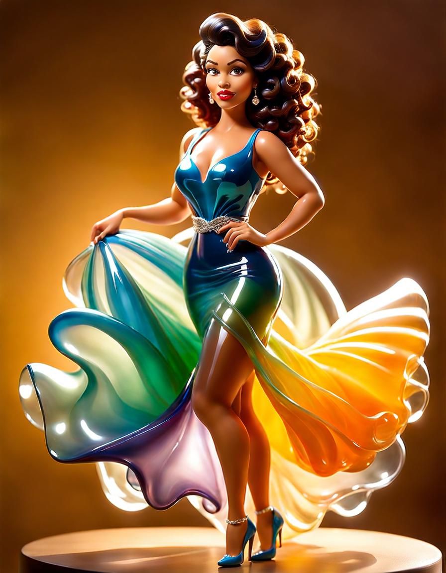 Blown Glass Mamacita