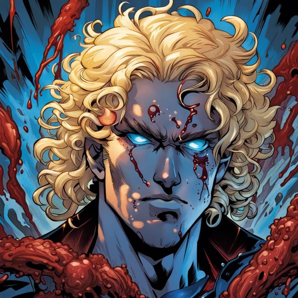 Viltrumite Warrior in Comic Book Art Style