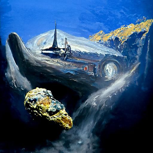 Comet in the Style of James Gurney