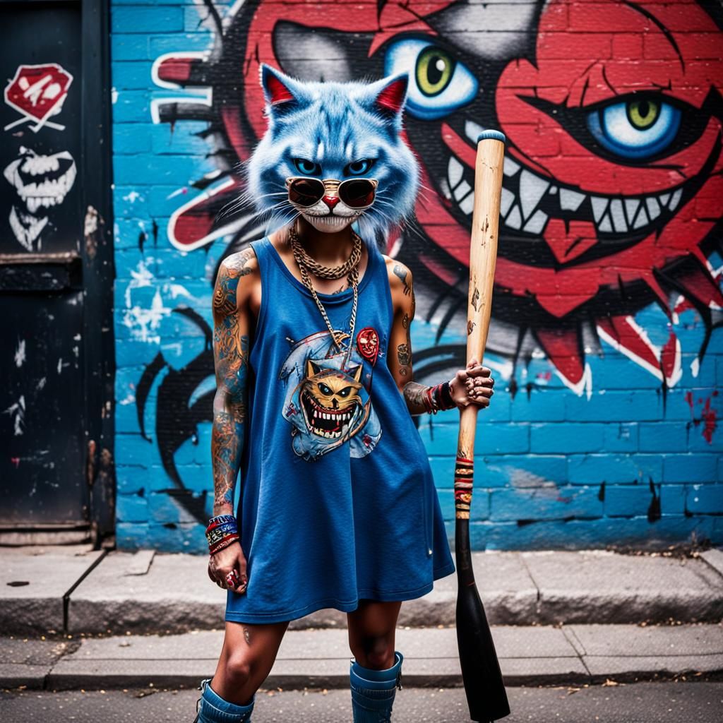 Surreal Urban Fantasy Heroine with Dark Edge and Futuristic....