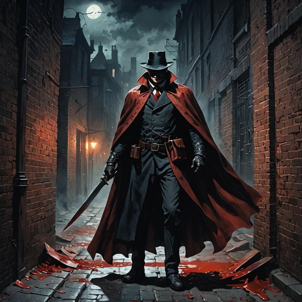 Jack the Ripper in Sinister Gothic Alley