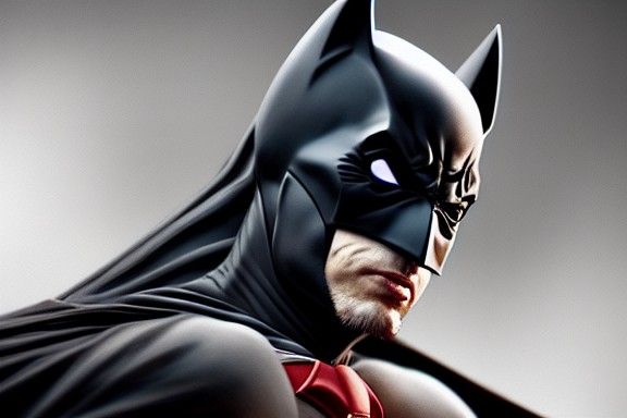 Batman vs Dracula: Hyper-Detailed Digital Illustration