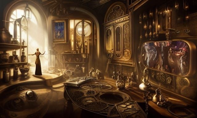 Steampunk Magician's Lab: Award-Winning Photography