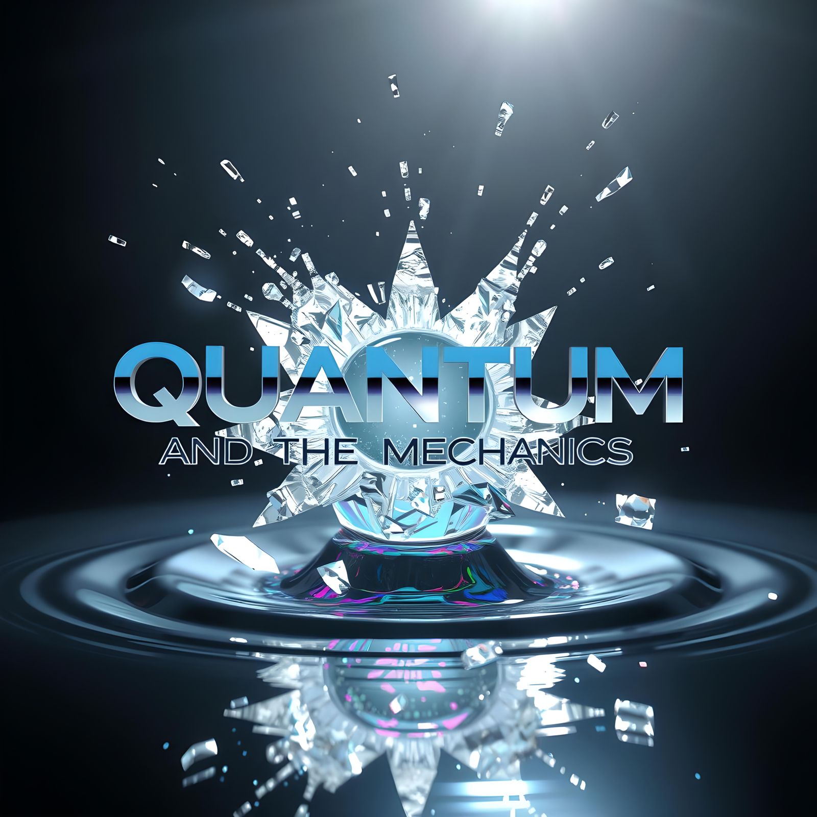 Exploding Water Droplet Album Cover Art