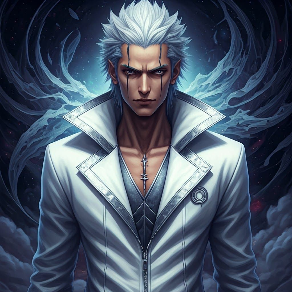 Kefka Palazzo and Beyonder Fusion in Watercolor Style