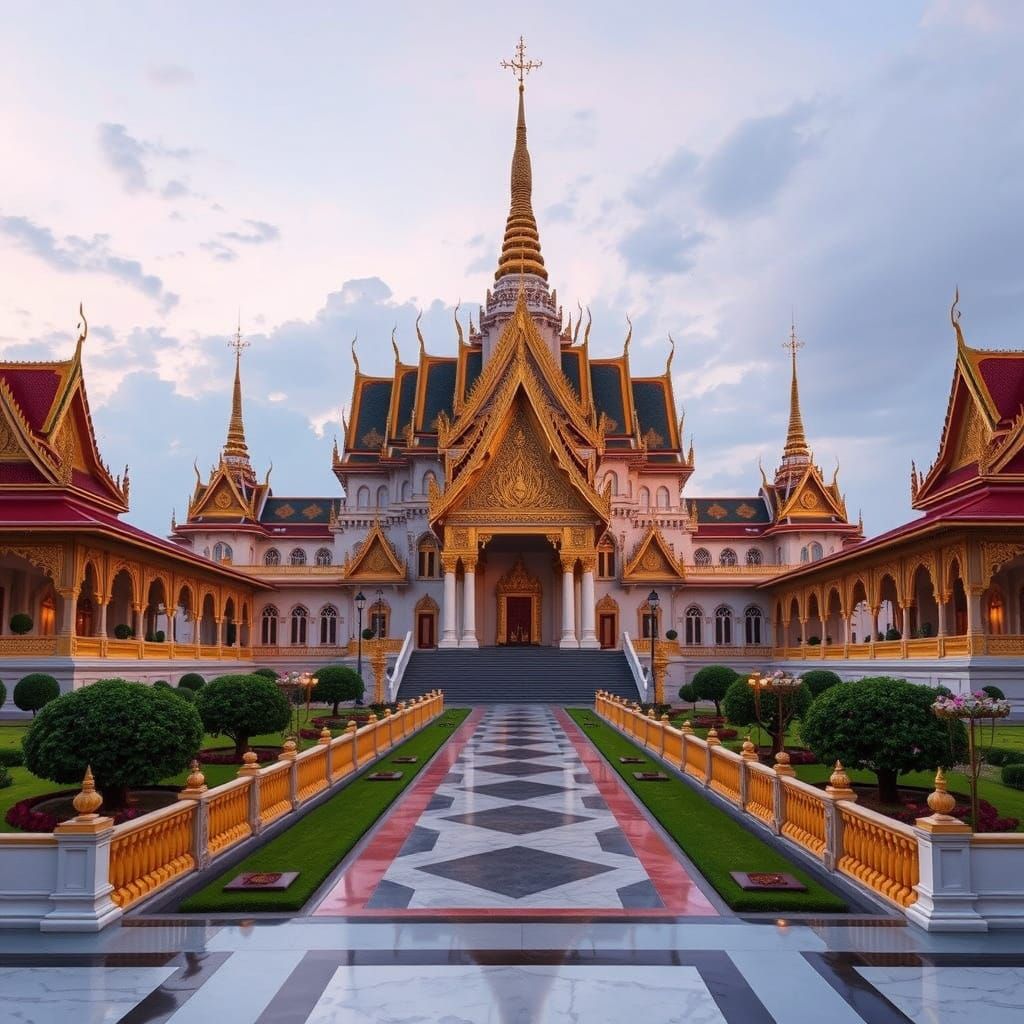Surreal Temple-Palace Unites Thai and European Architectural...