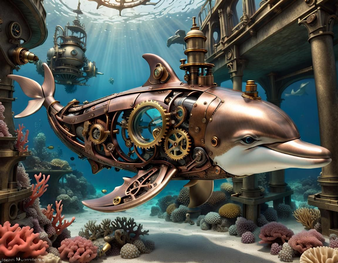 The Steamy Adventures of Flipper the Clockwork Dolphin