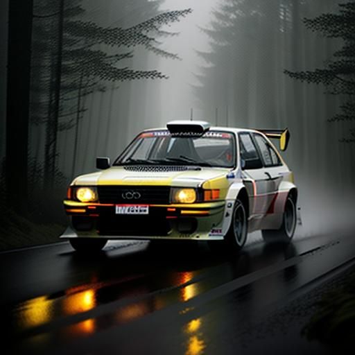 Audi sport quattro s1 e2 group b rally car