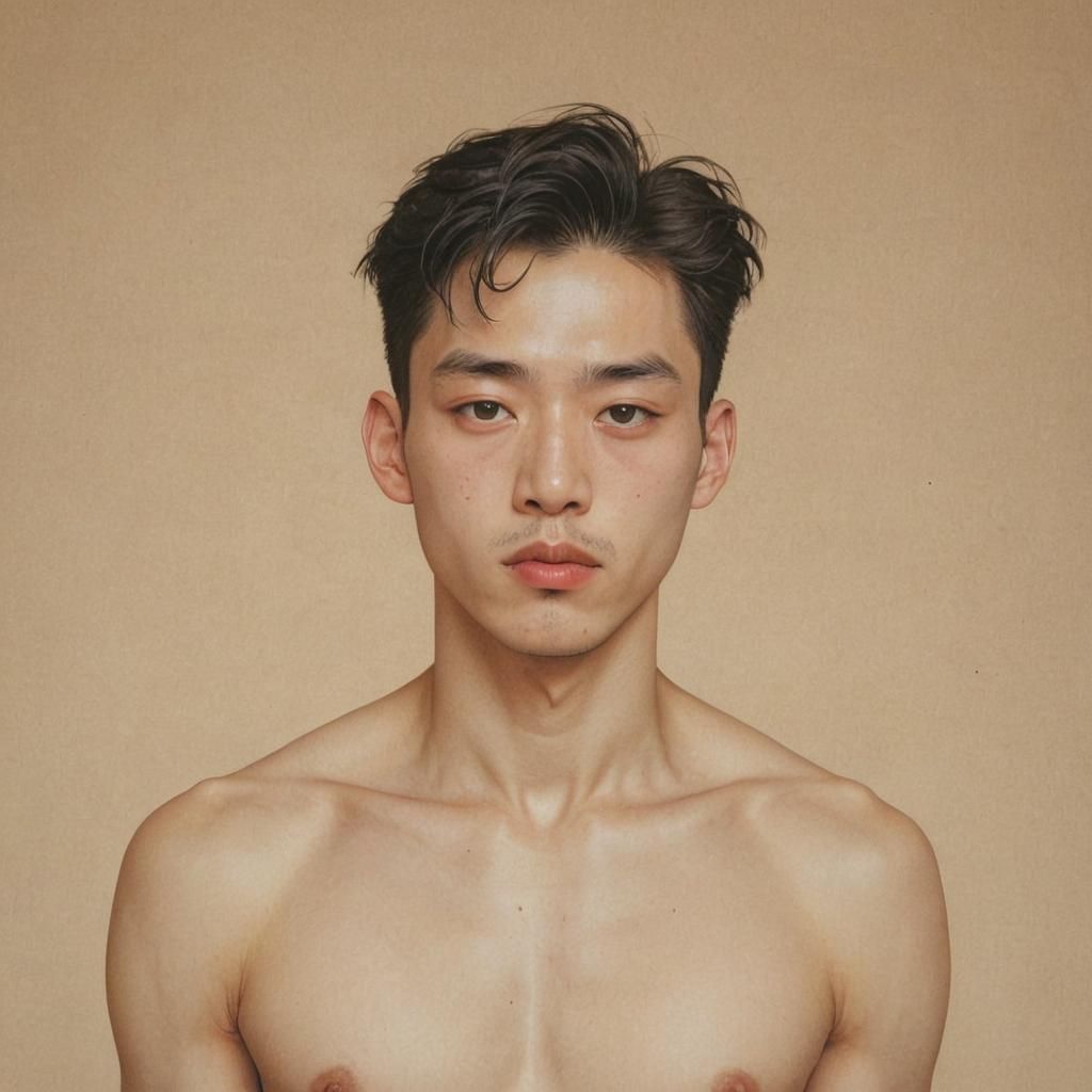 Elegant Korean Gentleman in Intimate Portrait