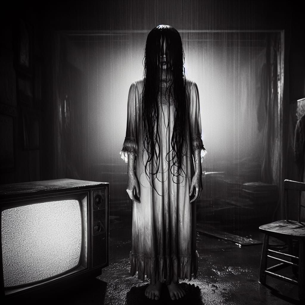 Ethereal Horror: Asian Girl and the Static Television