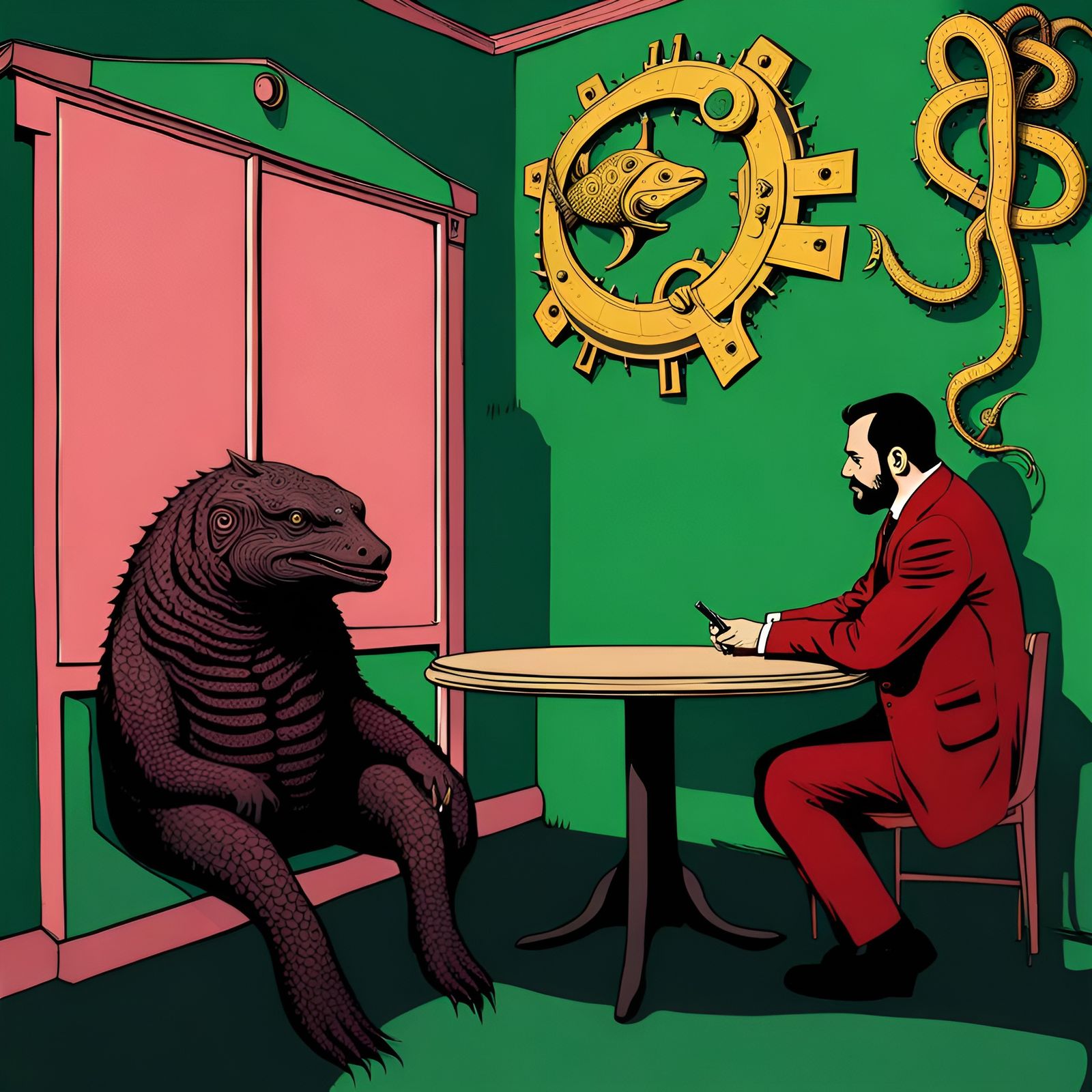 In trouble at school again