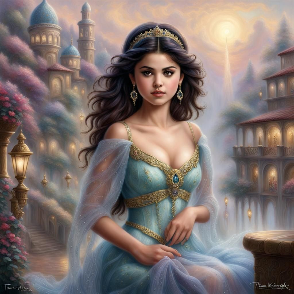Selena Gomez as Sultana in Ethereal Fantasy Style