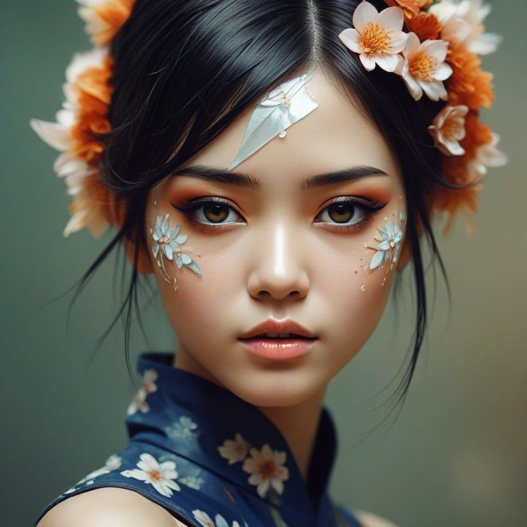 Sakura Haruno as High-Fashion Model in Gemstone Paradise