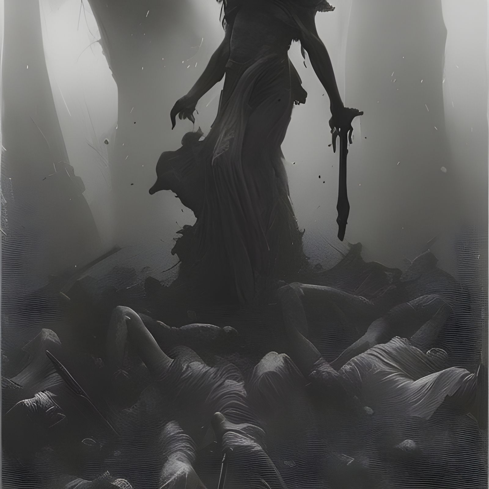 Horrific Murder Scene in Doré Style