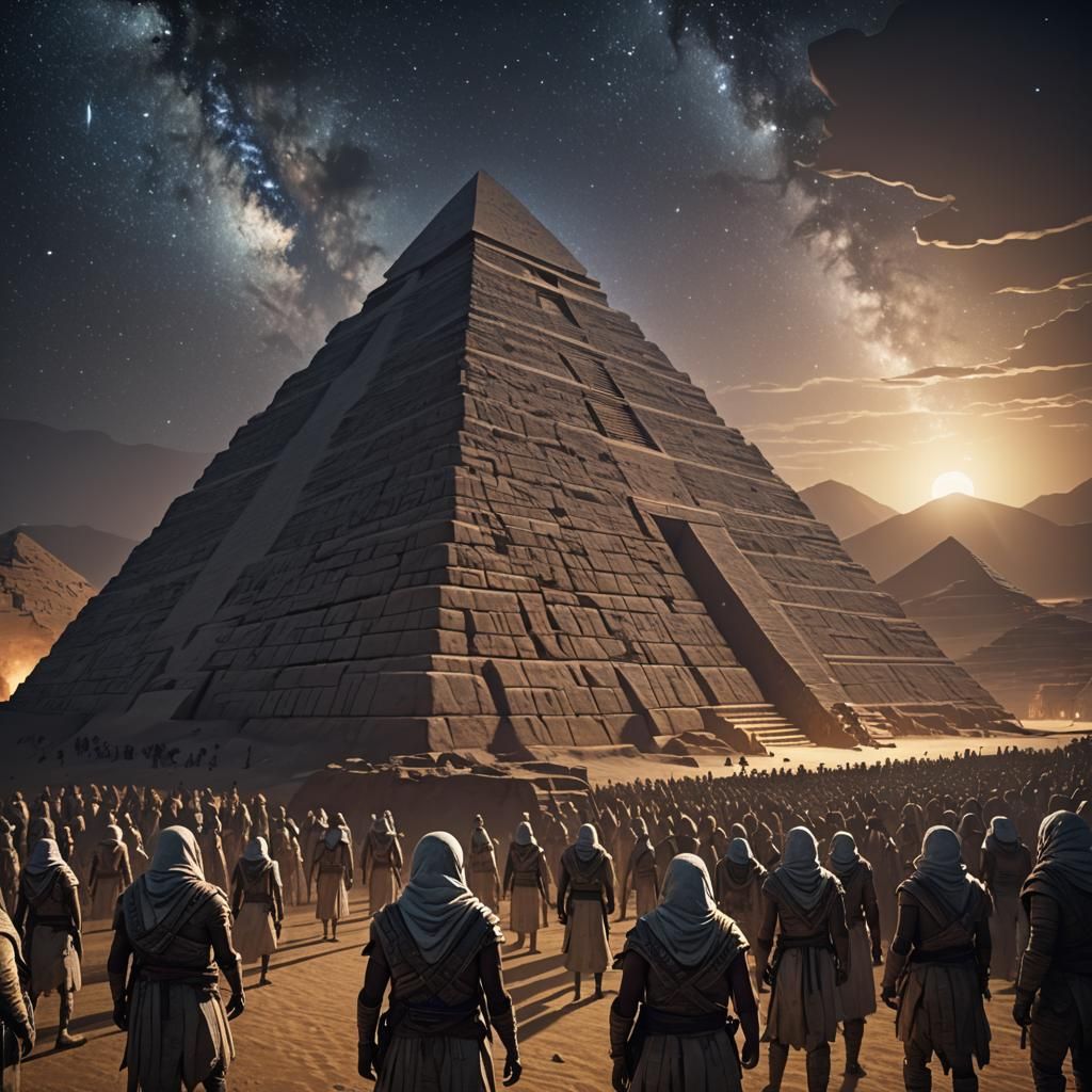 Mummy Army Emerges in Ancient Egypt: 3D Game Art