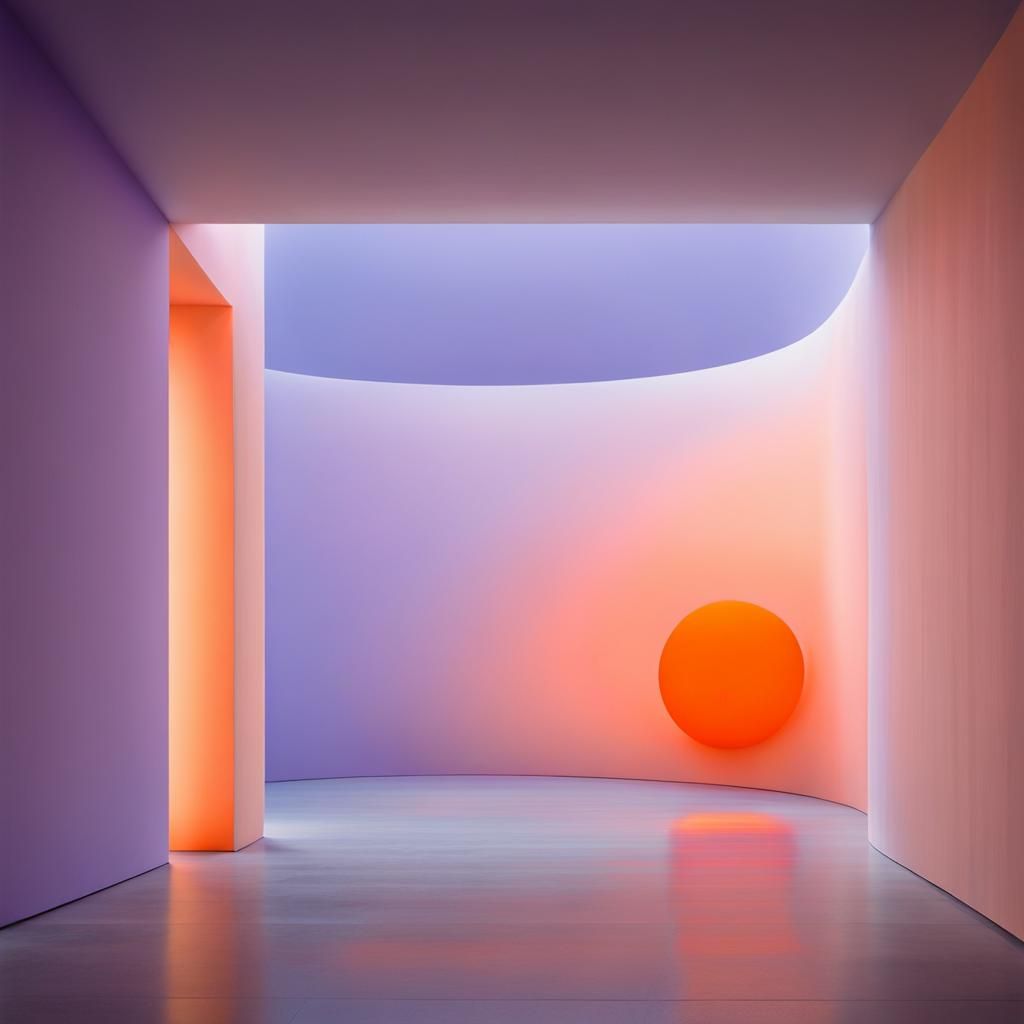 Radiant Aura in Rothko-Inspired Color Field