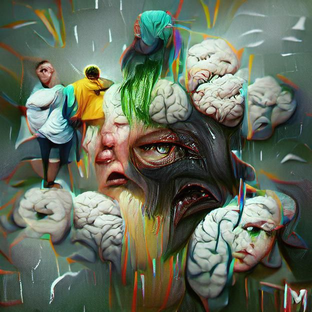 Conceptual Art: Mental Disorder on Artstation