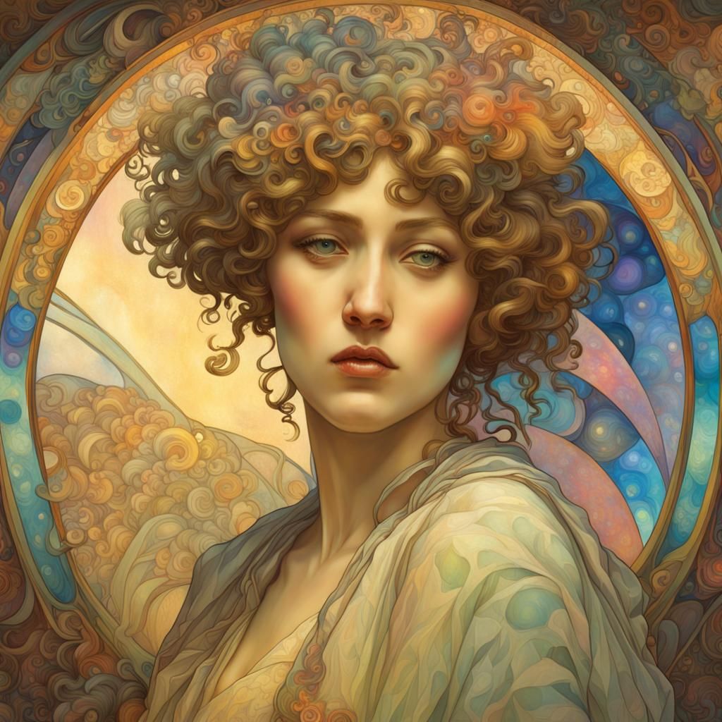 Art Nouveau Surrealism in Long Exposure