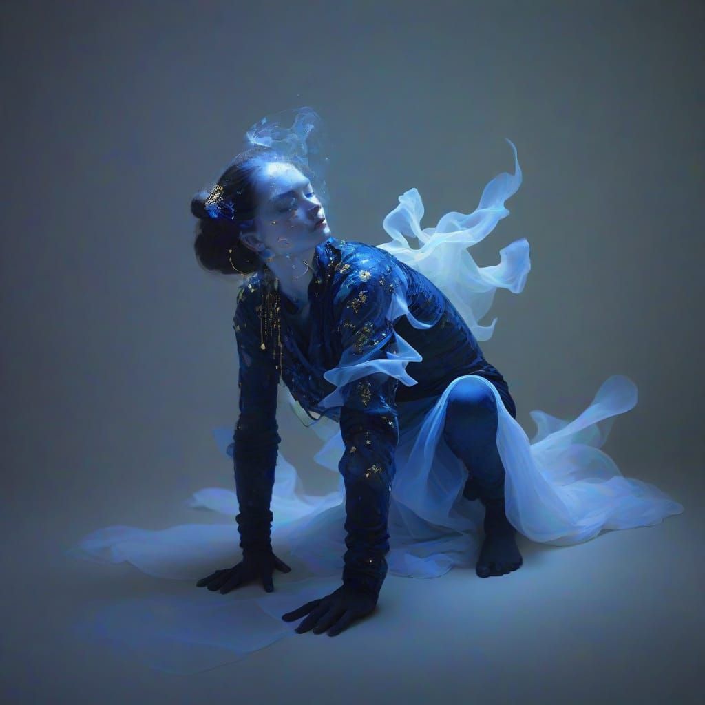 Ornate Portrait Inspired by Klimt and Viertel