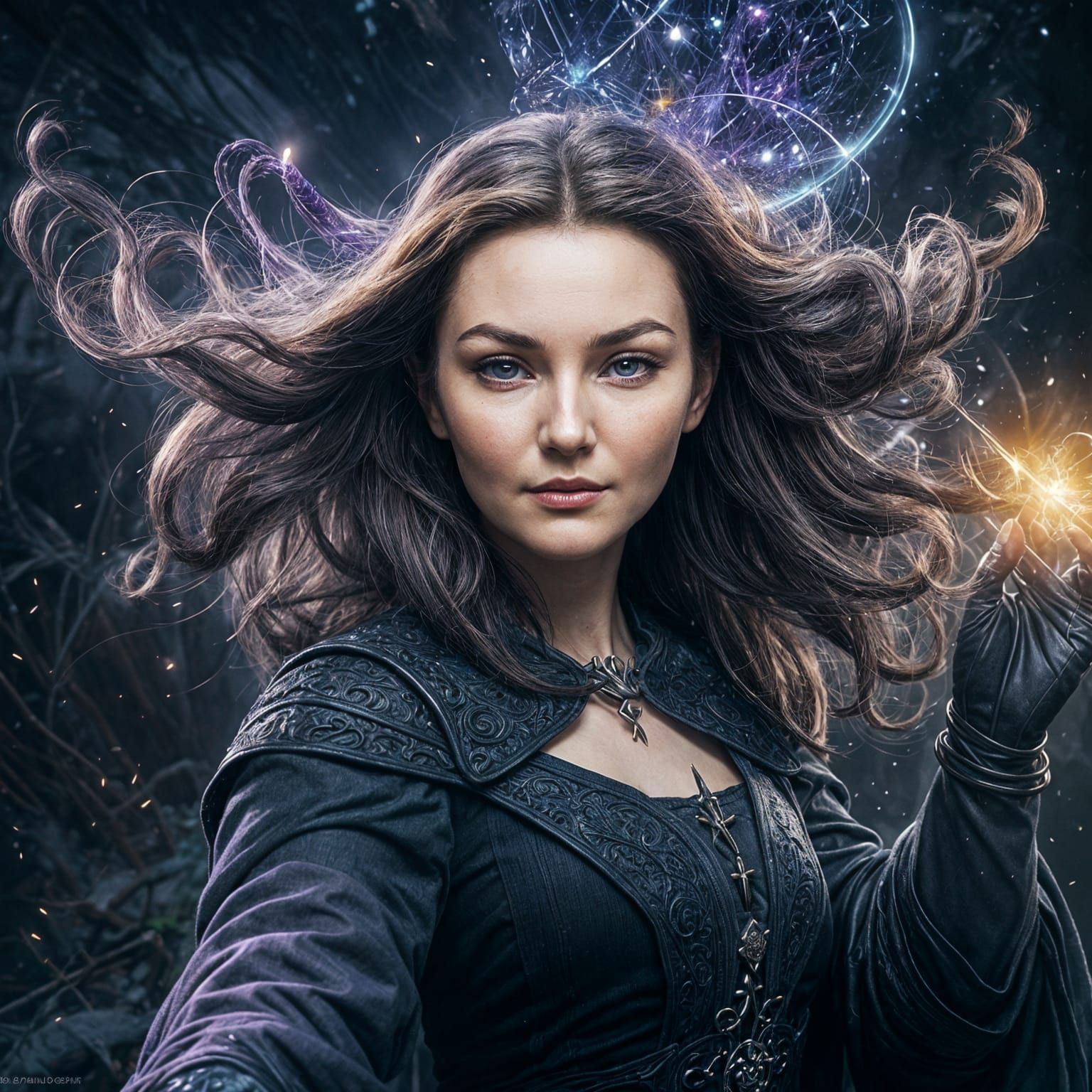 Ethereal High Fae Witch with Time Magic