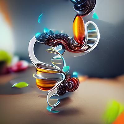 DNA Quilling: Digital Illustration on Artstation
